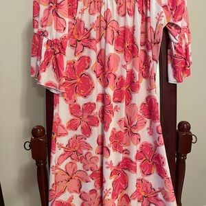 Simply Southern Pink Floral Dress